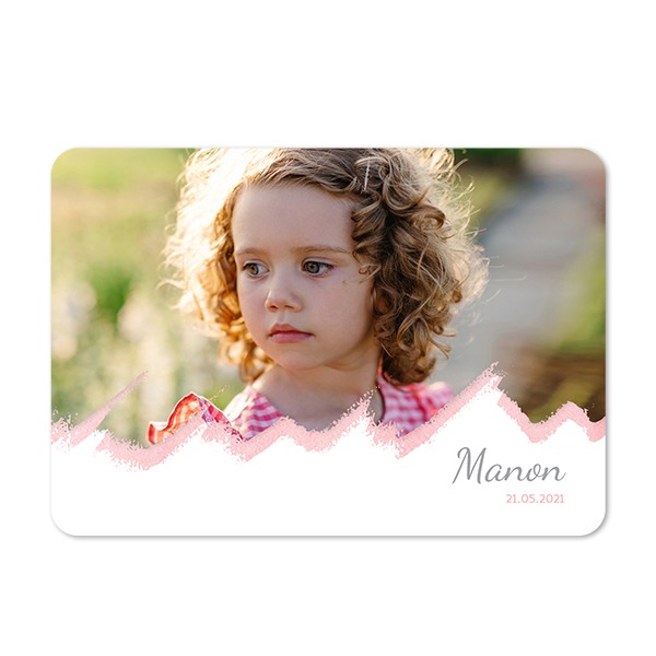 Fotokaart liggend met ronde hoeken 14,3 x 10 cm