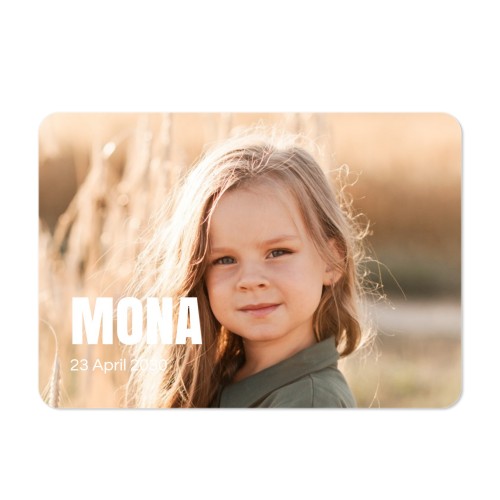 Fotokaart liggend met ronde hoeken 14,3 x 10 cm