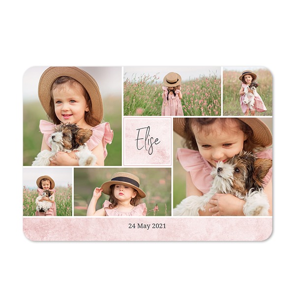 Fotokaart liggend met ronde hoeken 14,3 x 10 cm