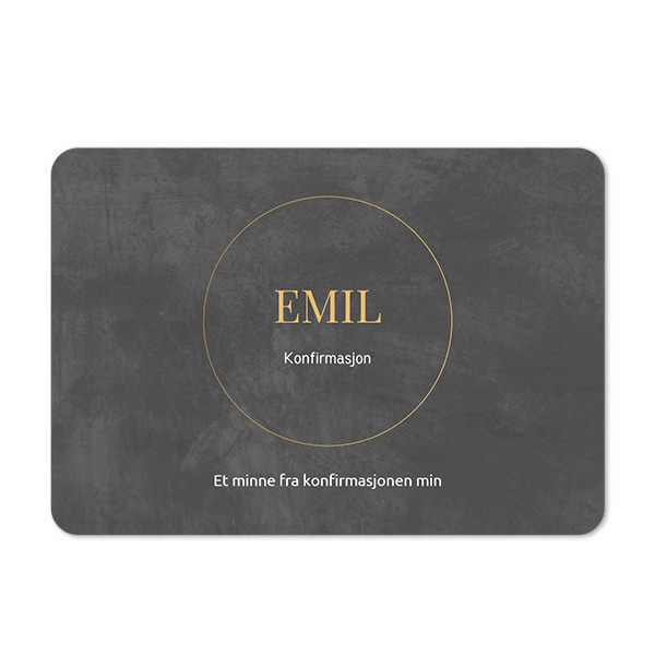 Enkle Fotokort liggende runde hjørner 14,3 x 10 cm