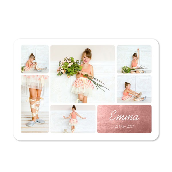 Fotokaart liggend met ronde hoeken 14,3 x 10 cm