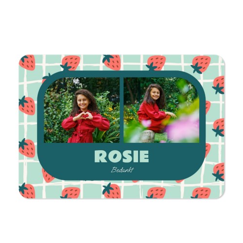 Fotokaart liggend met ronde hoeken 14,3 x 10 cm