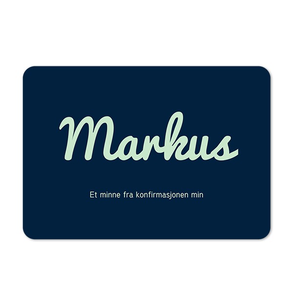 Enkle Fotokort liggende runde hjørner 14,3 x 10 cm