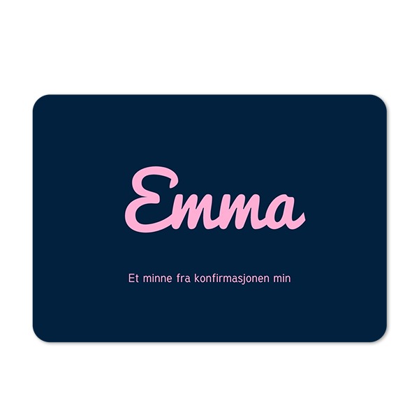 Enkle Fotokort liggende runde hjørner 14,3 x 10 cm