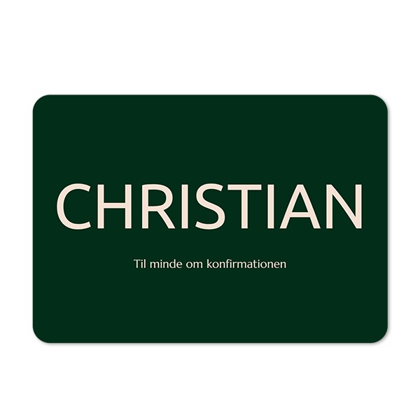 Enkle Fotokort liggende runde hjørner 14,3 x 10 cm