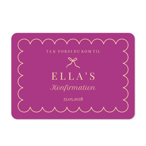 Enkle Fotokort liggende runde hjørner 14,3 x 10 cm