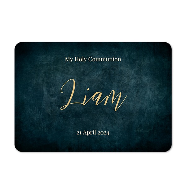 Faire-part 1 volet Paysage coins arrondis 14,3 x 10 cm