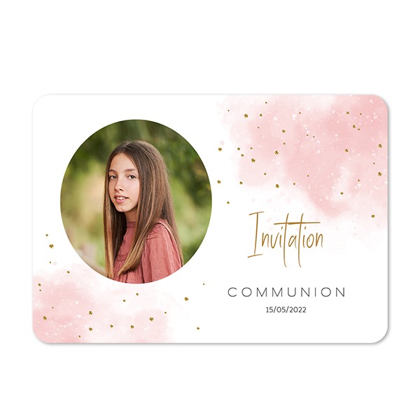 Single card landscape rounded corners 14,3 x 10 cm