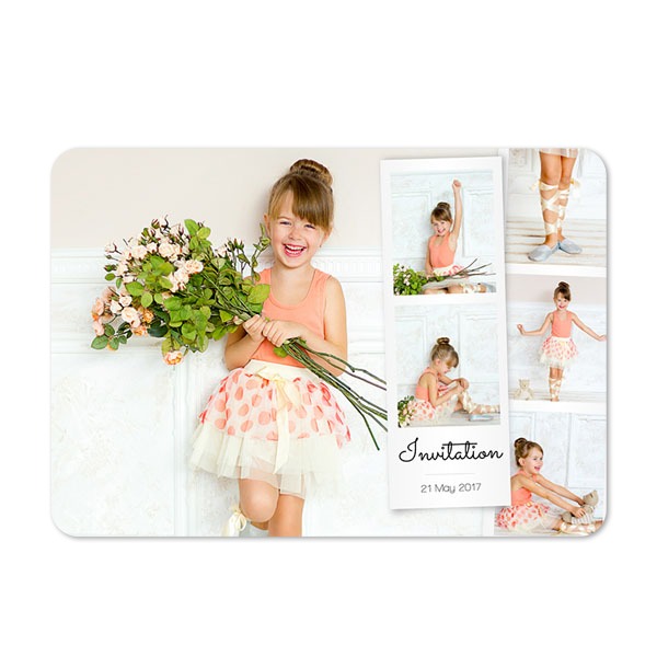 Single card landscape rounded corners 14,3 x 10 cm Single card landscape rounded corners 14,3 x 10 cm