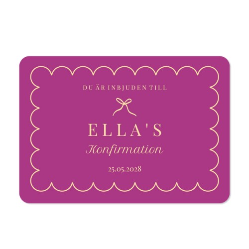 Enkla fotokort liggande rundade hörn 14,3 x 10 cm