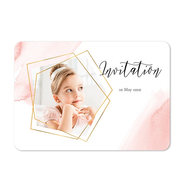 Single card landscape rounded corners 14,3 x 10 cm Single card landscape rounded corners 14,3 x 10 cm