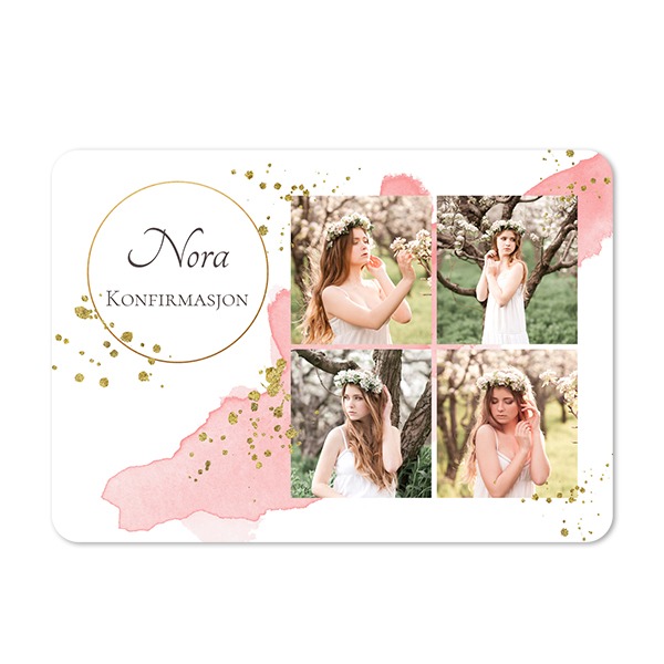 Enkle Fotokort liggende runde hjørner 14,3 x 10 cm Enkle Fotokort liggende runde hjørner 14,3 x 10 cm