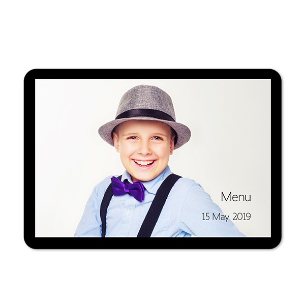 Fotokaart liggend met ronde hoeken 14,3 x 10 cm