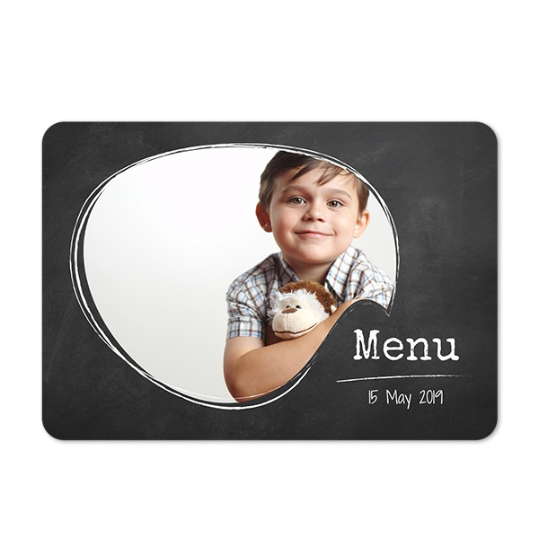 Single card landscape rounded corners 14,3 x 10 cm