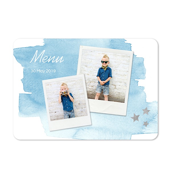 Fotokaart liggend met ronde hoeken 14,3 x 10 cm
