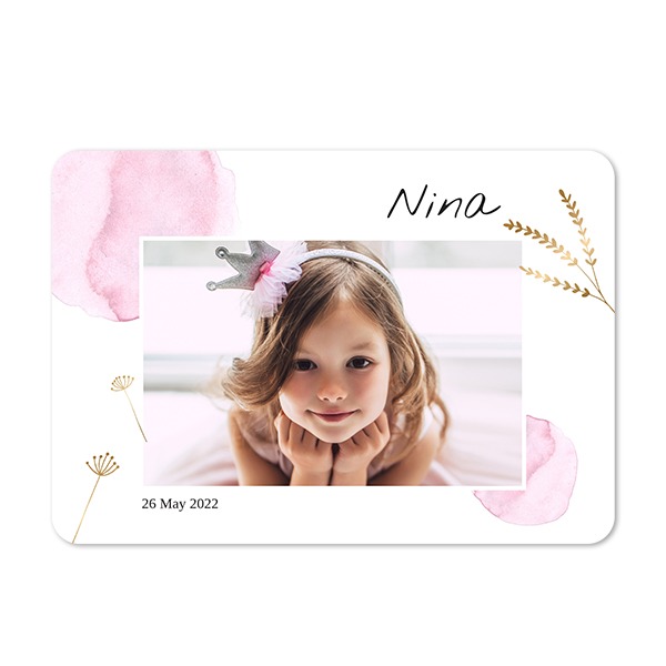 Single card landscape rounded corners 14,3 x 10 cm Single card landscape rounded corners 14,3 x 10 cm