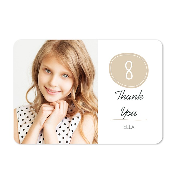 Fotokaart liggend met ronde hoeken 14,3 x 10 cm