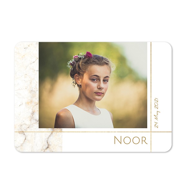 Fotokaart liggend met ronde hoeken 14,3 x 10 cm