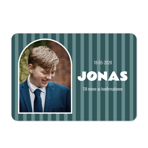 Enkla fotokort liggande rundade hörn 14,3 x 10 cm