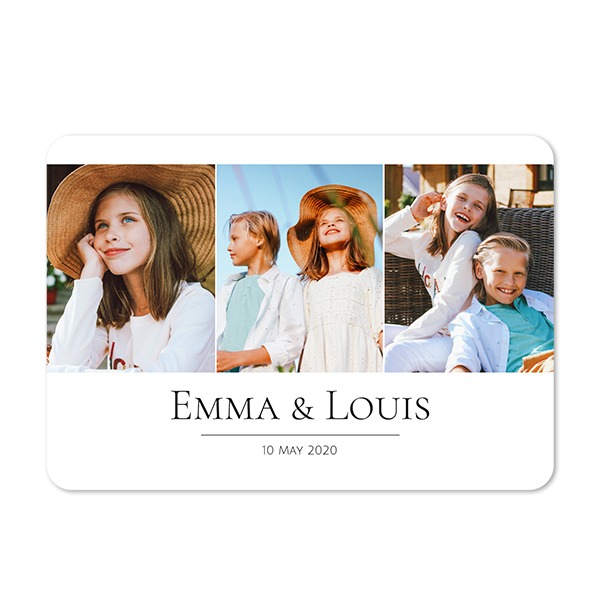 Fotokaart liggend met ronde hoeken 14,3 x 10 cm Fotokaart liggend met ronde hoeken 14,3 x 10 cm