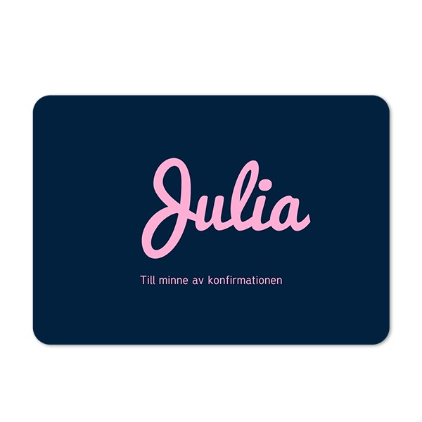 Enkla fotokort liggande rundade hörn 14,3 x 10 cm