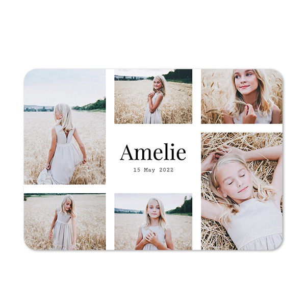 Single card landscape rounded corners 14,3 x 10 cm Single card landscape rounded corners 14,3 x 10 cm