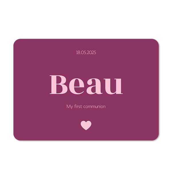 Fotokaart liggend met ronde hoeken 14,3 x 10 cm