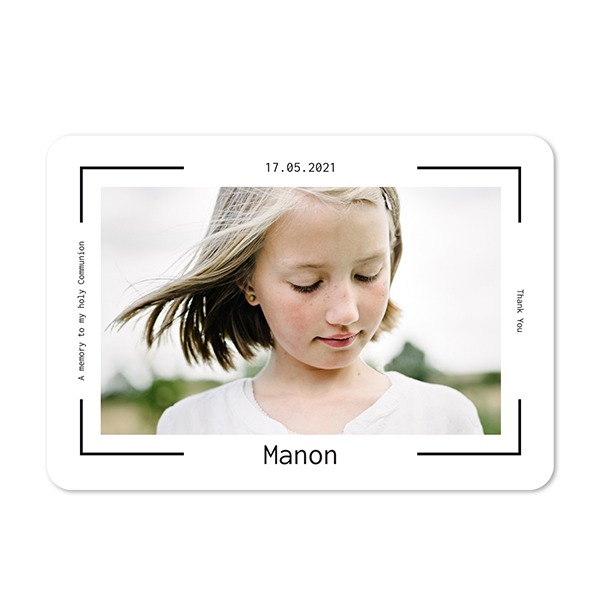 Fotokaart liggend met ronde hoeken 14,3 x 10 cm