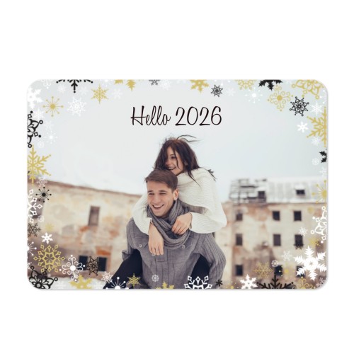 Enkla fotokort liggande rundade hörn 14,3 x 10 cm