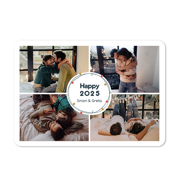 Enkla fotokort liggande rundade hörn 14,3 x 10 cm