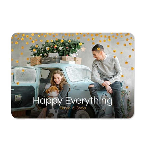 Enkle Fotokort liggende runde hjørner 14,3 x 10 cm