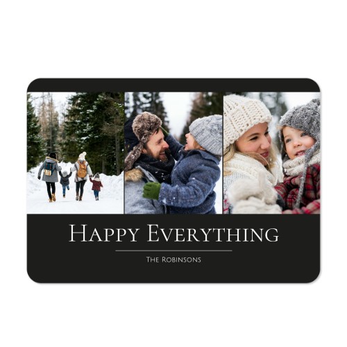 Single card landscape rounded corners 14,3 x 10 cm