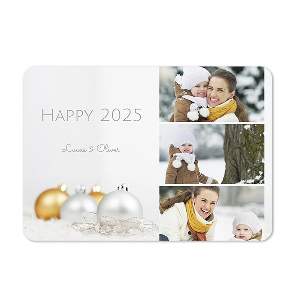 Enkla fotokort liggande rundade hörn 14,3 x 10 cm