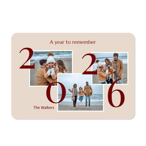 Fotokaart liggend met ronde hoeken 14,3 x 10 cm
