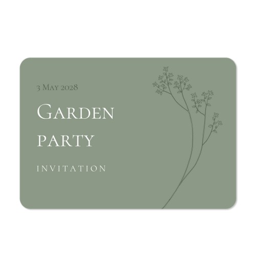 Single card landscape rounded corners 14,3 x 10 cm Single card landscape rounded corners 14,3 x 10 cm