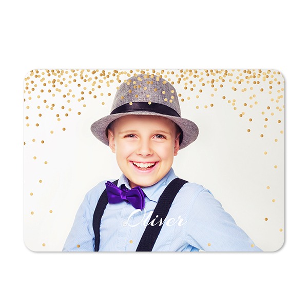 Single card landscape rounded corners 14,3 x 10 cm