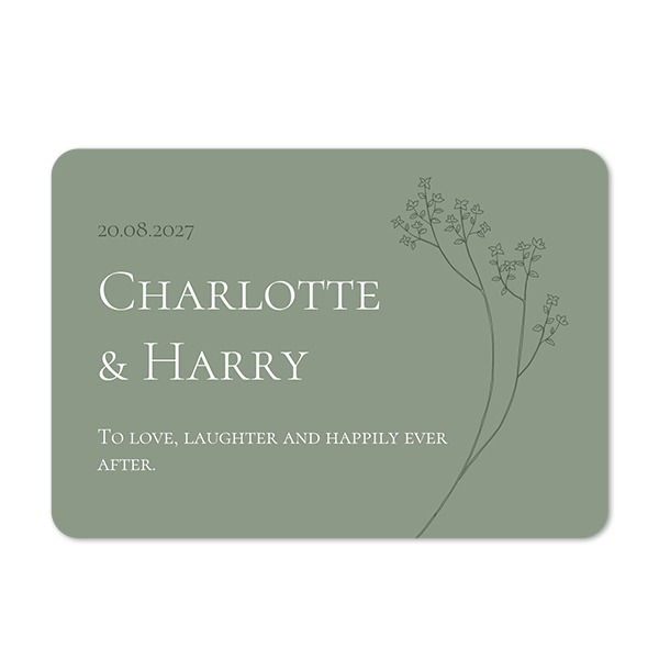 Single card landscape rounded corners 14,3 x 10 cm Single card landscape rounded corners 14,3 x 10 cm