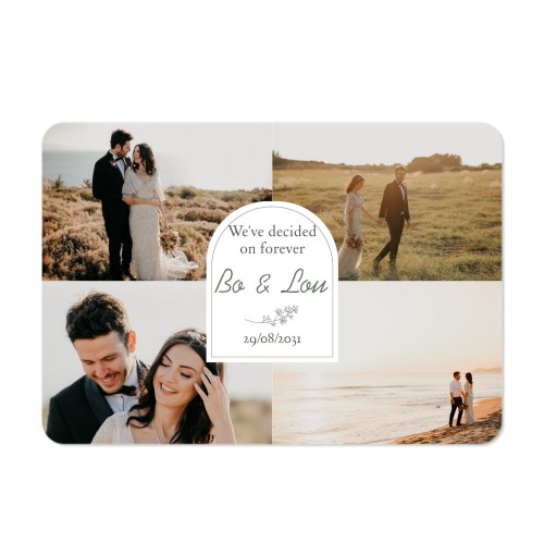Fotokaart liggend met ronde hoeken 14,3 x 10 cm