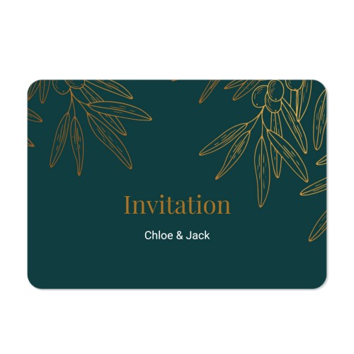 Faire-part 1 volet Paysage coins arrondis 14,3 x 10 cm Faire-part 1 volet Paysage coins arrondis 14,3 x 10 cm