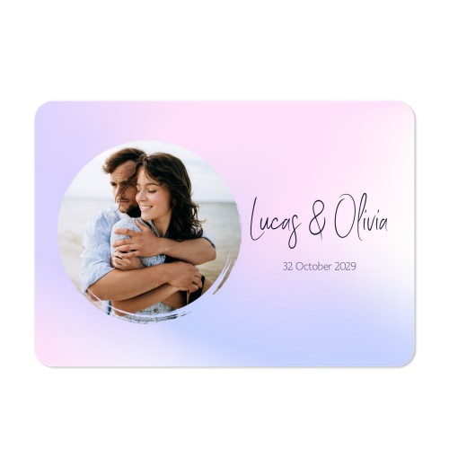 Grusskarte Querformat mit abgerundeten Ecken 14,3 x 10 cm Grusskarte Querformat mit abgerundeten Ecken 14,3 x 10 cm