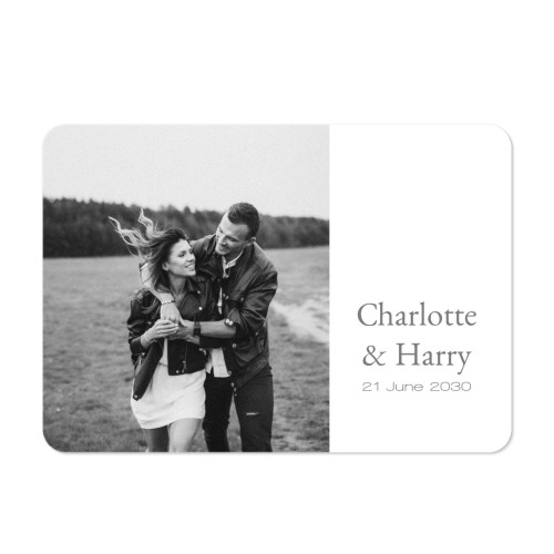 Fotokaart liggend met ronde hoeken 14,3 x 10 cm