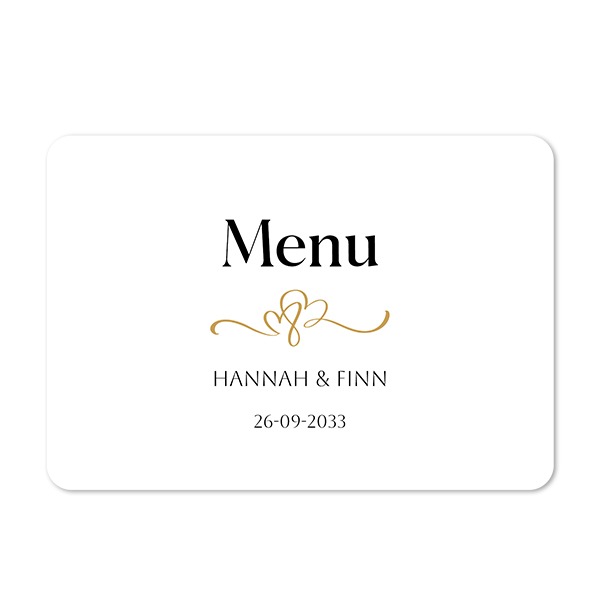 Fotokaart liggend met ronde hoeken 14,3 x 10 cm