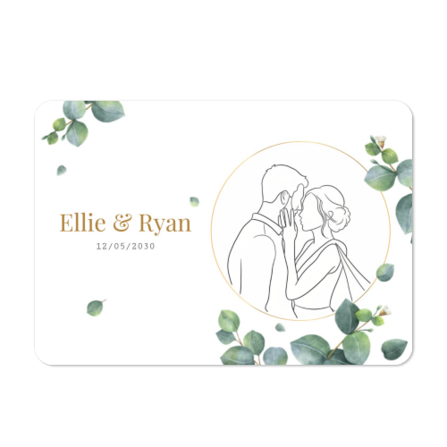 Single card landscape rounded corners 14,3 x 10 cm Single card landscape rounded corners 14,3 x 10 cm