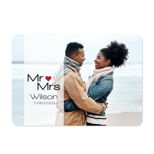 Enkle Fotokort liggende runde hjørner 14,3 x 10 cm