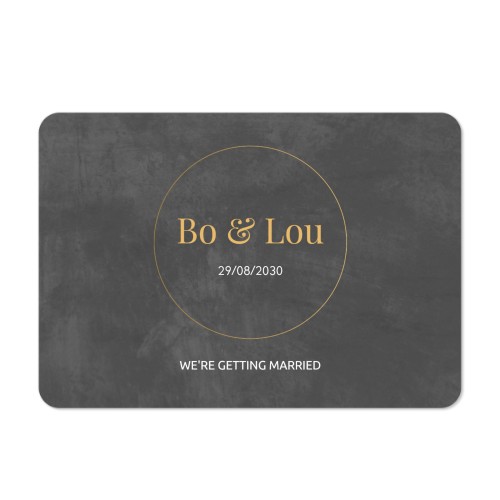 Faire-part 1 volet Paysage coins arrondis 14,3 x 10 cm Faire-part 1 volet Paysage coins arrondis 14,3 x 10 cm