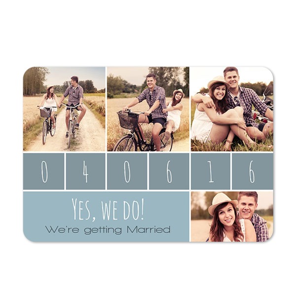 Enkle Fotokort liggende runde hjørner 14,3 x 10 cm