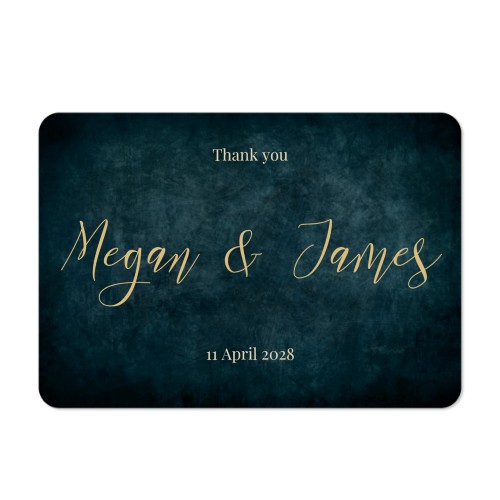 Faire-part 1 volet Paysage coins arrondis 14,3 x 10 cm