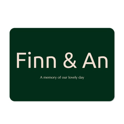 Single card landscape rounded corners 14,3 x 10 cm Single card landscape rounded corners 14,3 x 10 cm