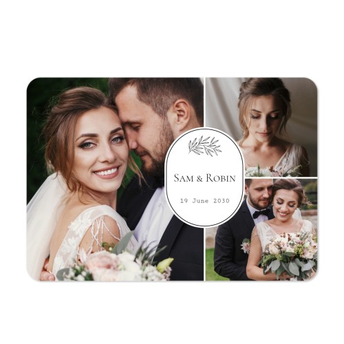 Fotokaart liggend met ronde hoeken 14,3 x 10 cm
