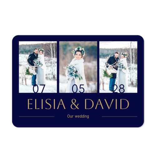 Faire-part 1 volet Paysage coins arrondis 14,3 x 10 cm Faire-part 1 volet Paysage coins arrondis 14,3 x 10 cm